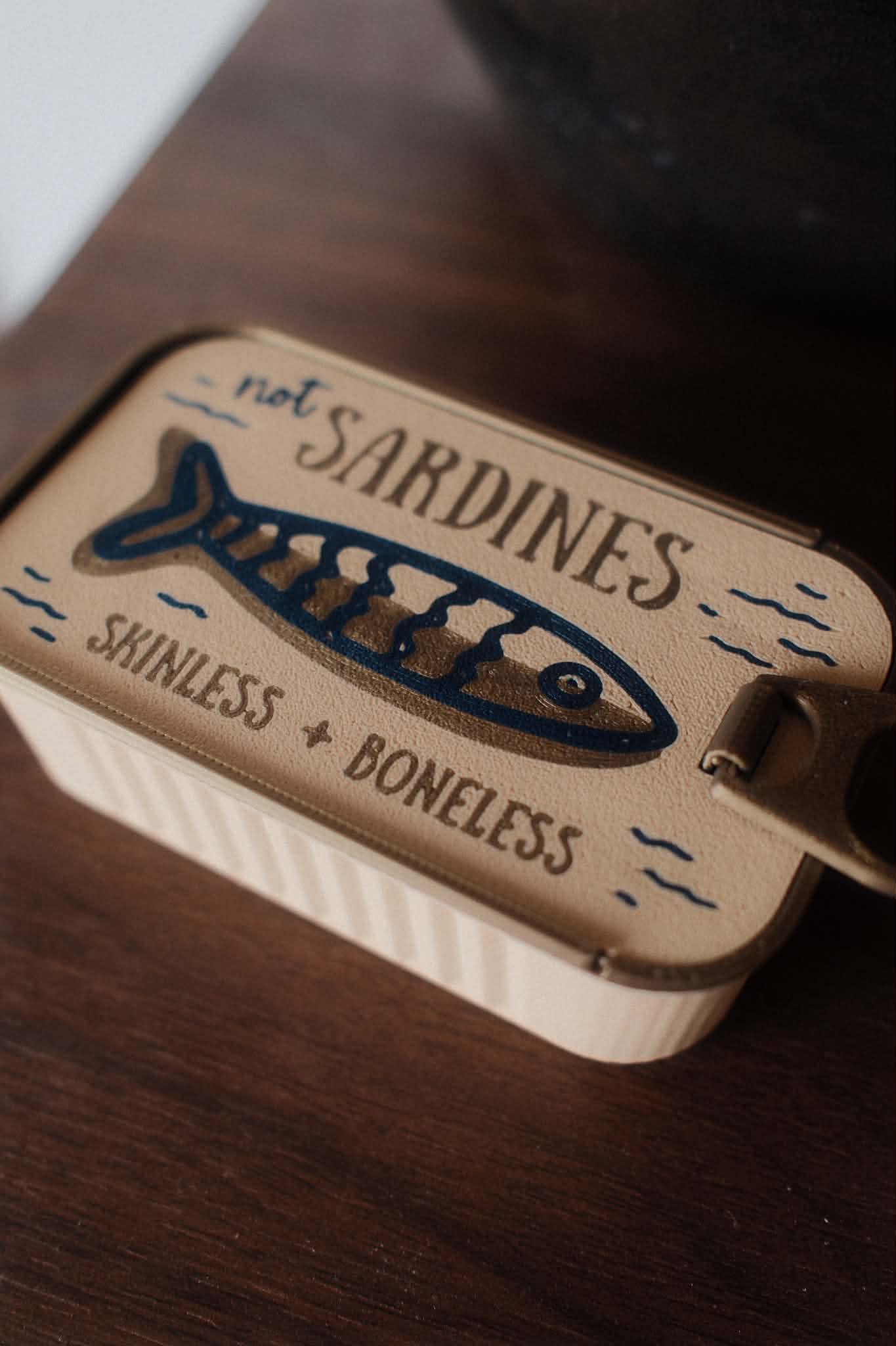 Boîte à bijoux - canne de sardine