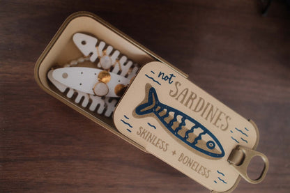 Boîte à bijoux - canne de sardine