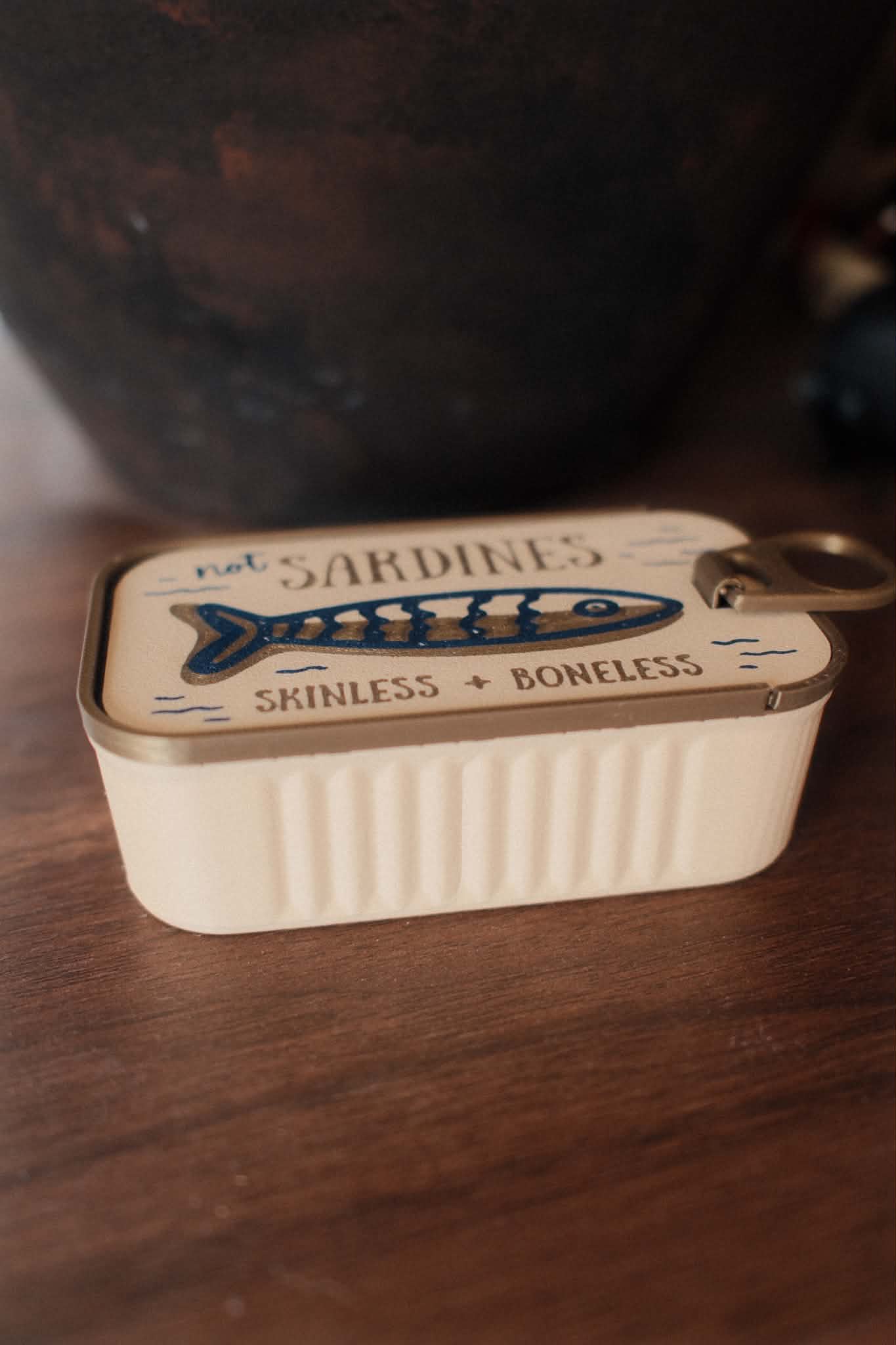 Boîte à bijoux - canne de sardine